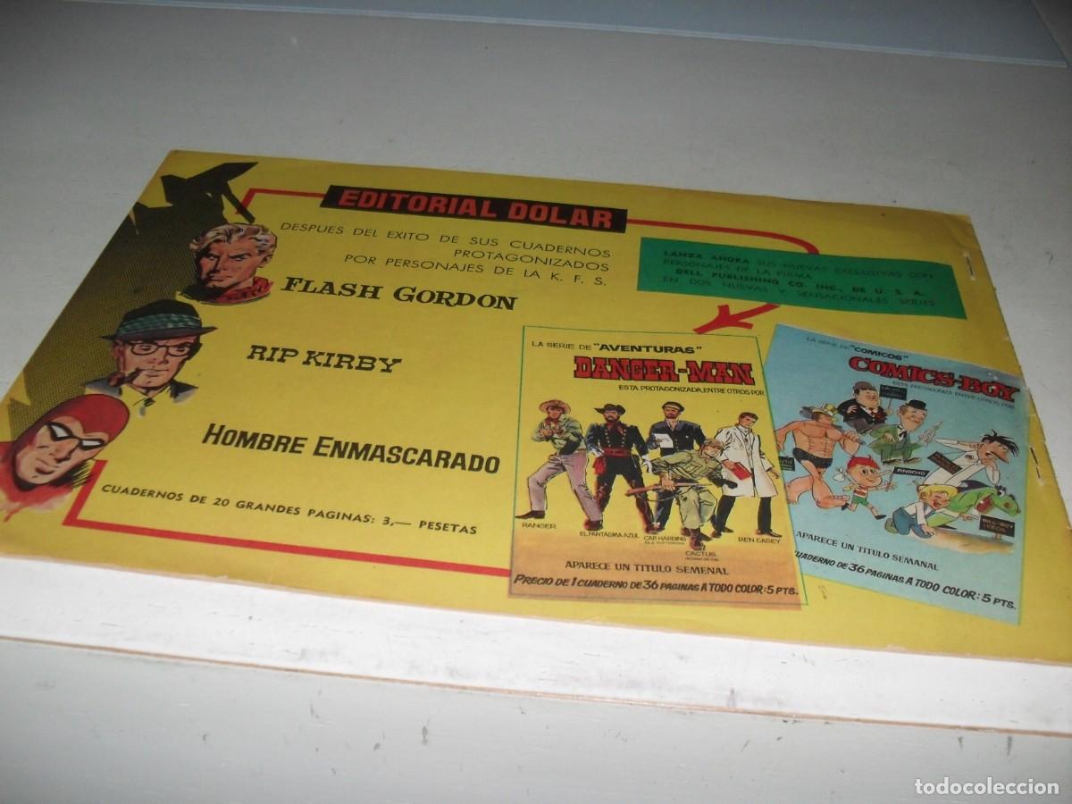 Tebeos: FLASH GORDON,SERIE B,N&ordm; 19,PELIGRO EN EL ESPACIO,(DE 75),DOLAR,1964 - Foto 2