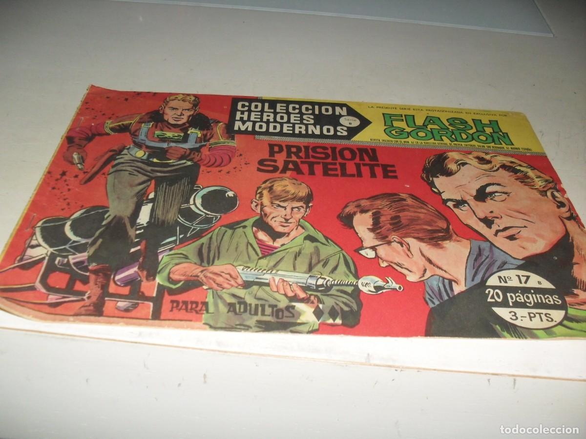 Tebeos: FLASH GORDON,SERIE B,N&ordm; 17 PRISION SATELITE,(DE 75),DOLAR,1964 - Foto 1