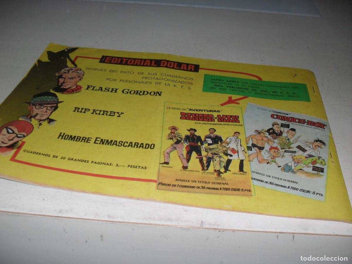 Tebeos: FLASH GORDON,SERIE B,N&ordm; 15 LA BOMBA DE ORO,(DE 75),DOLAR,1964 - Foto 2