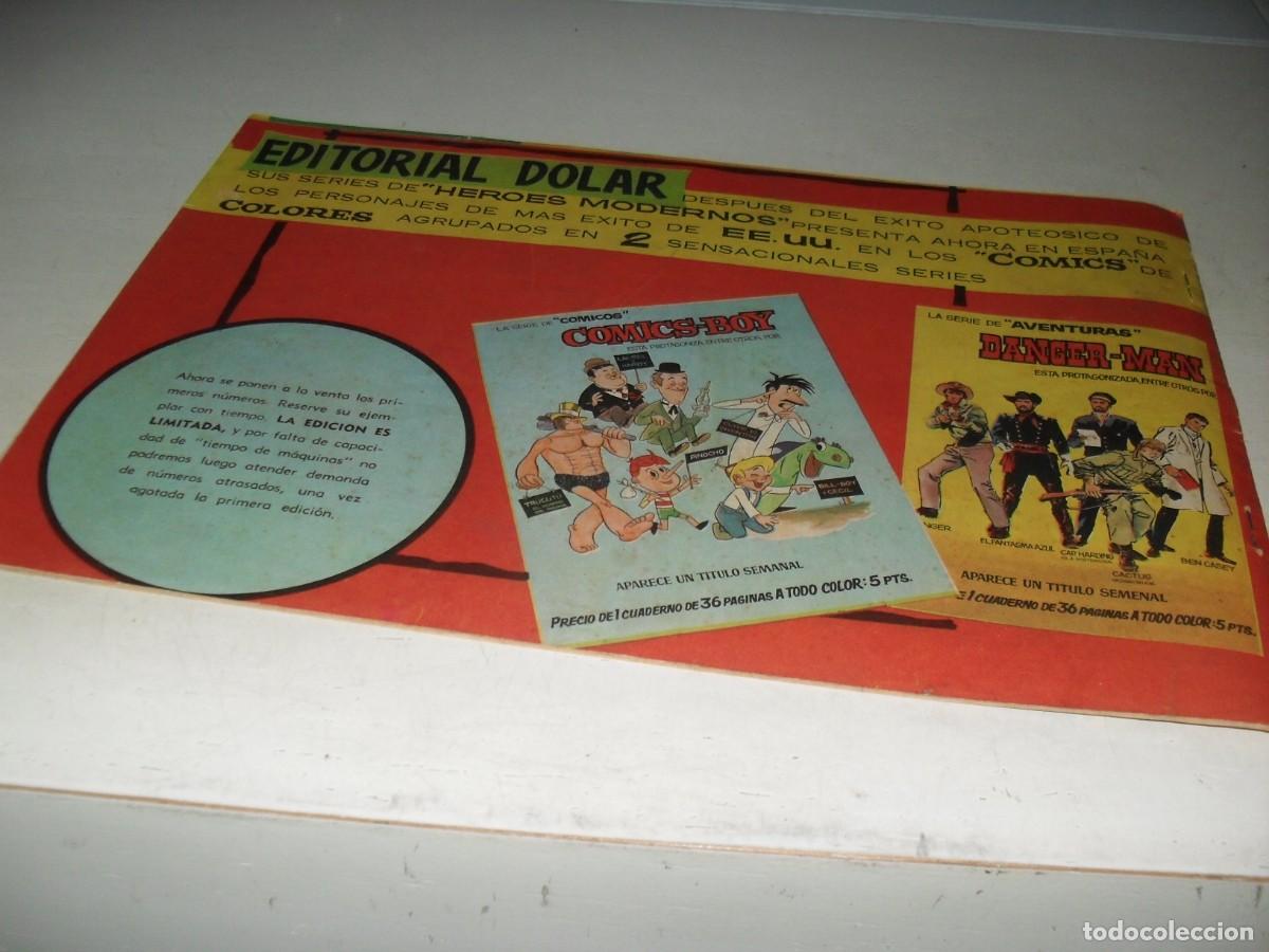 Tebeos: FLASH GORDON,SERIE B,N&ordm; 14 MIKY Y EL ZELUB,(DE 75),DOLAR,1964 - Foto 2