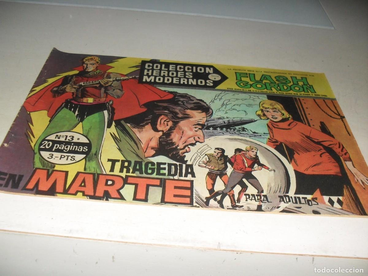 Tebeos: FLASH GORDON,SERIE B,N&ordm; 13 TRAGEDIA EN MARTE,(DE 75),DOLAR,1964 - Foto 1