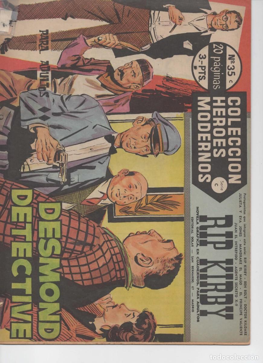 Tebeos: Rip Kirby 35-Desmond detective - Foto 1