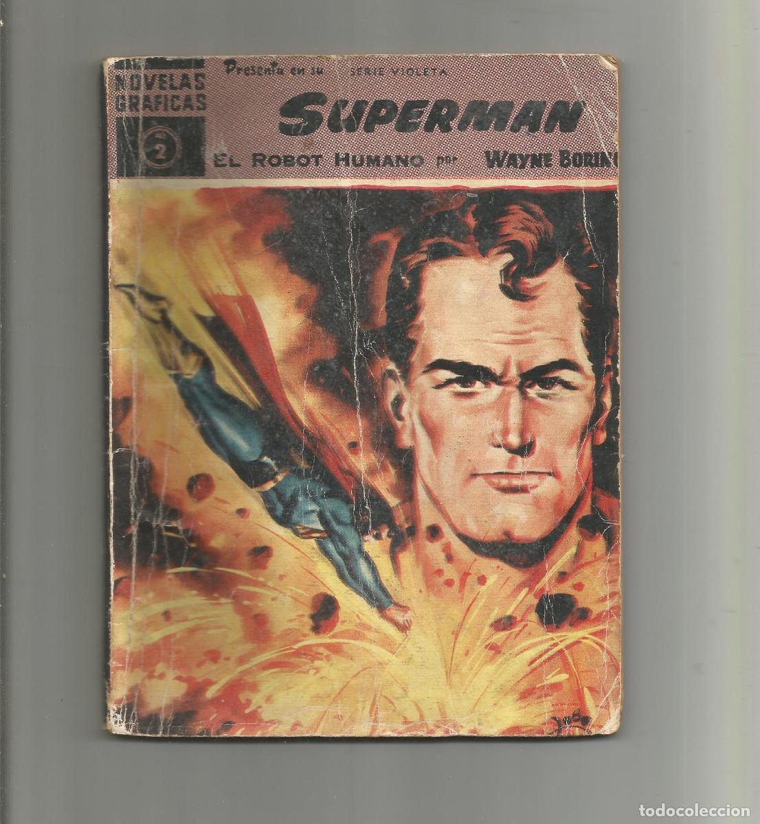 Tebeos: SUPERMAN SERIE VIOLETA EDITORIAL DOLAR N&ordm; 2 - Foto 1