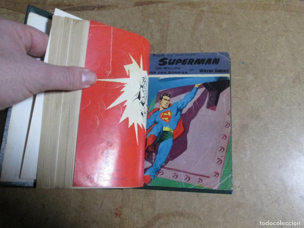 Tebeos: tomo con los n&uacute;meros 2,4,5,6,7 de la serie violeta ( superman ) de la editorial dolar - Foto 4