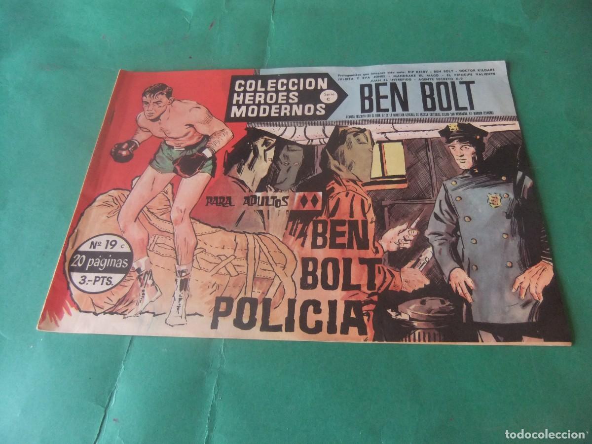 Tebeos: COLECCION HEROES MODERNOS SERIE C N&ordm; 19 BEN BOLT DOLAR - Foto 1