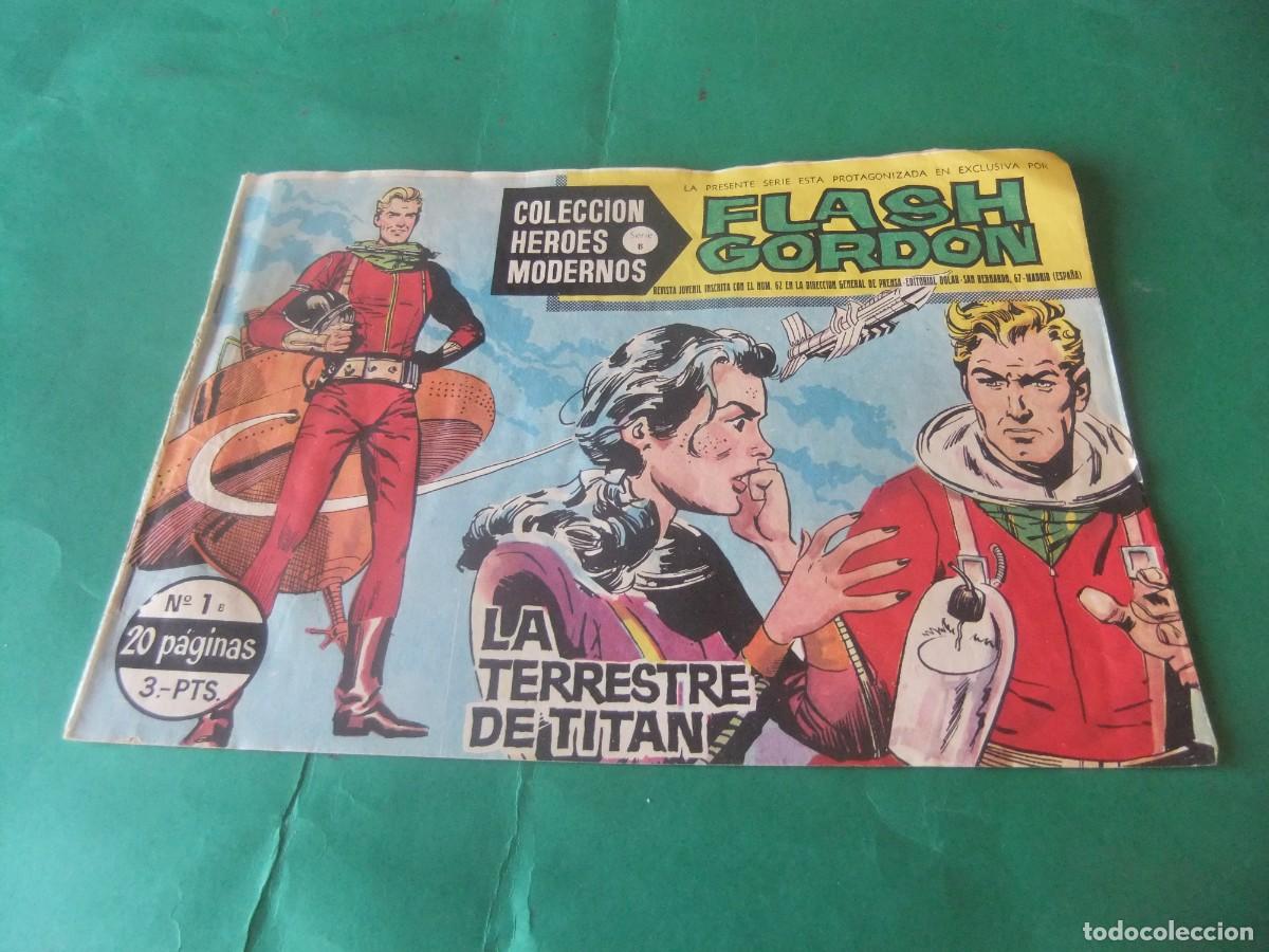 Tebeos: COLECCION HEROES MODERNOS SERIE B N&ordm; 1 FLASH GORDON DOLAR - Foto 1