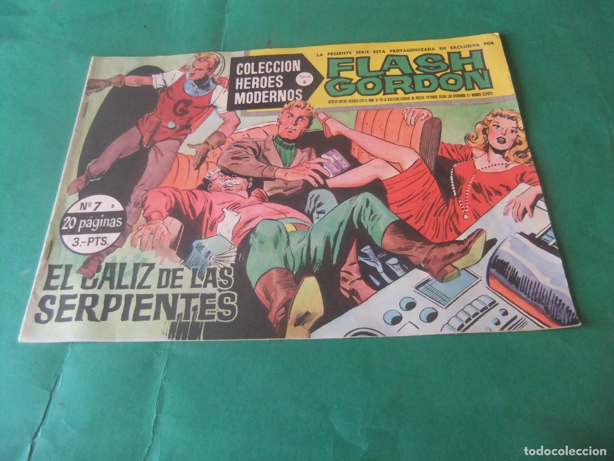 Tebeos: COLECCION HEROES MODERNOS SERIE B N&ordm; 7 FLASH GORDON DOLAR - Foto 1