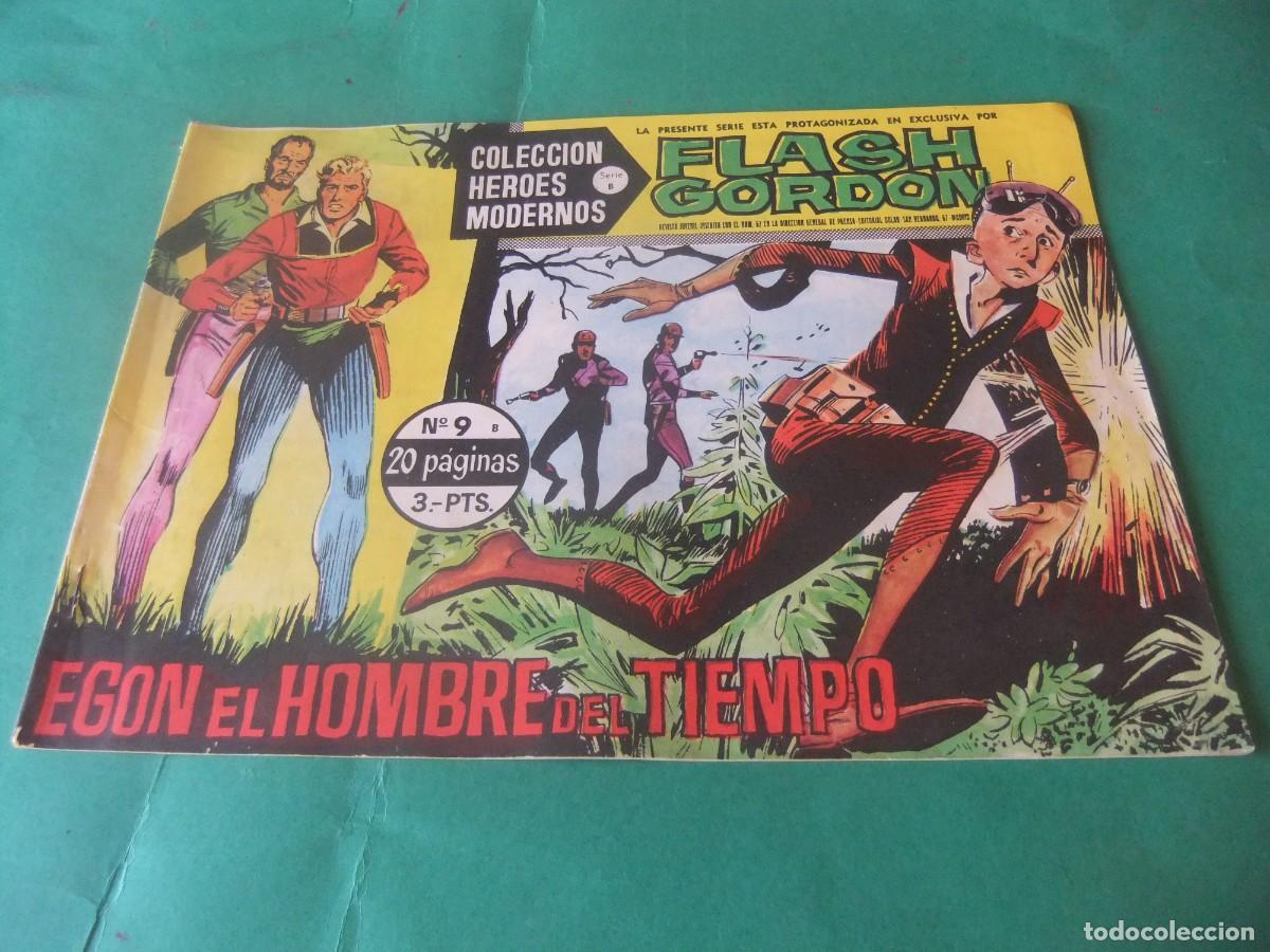 Tebeos: COLECCION HEROES MODERNOS SERIE B N&ordm; 9 FLASH GORDON DOLAR - Foto 1
