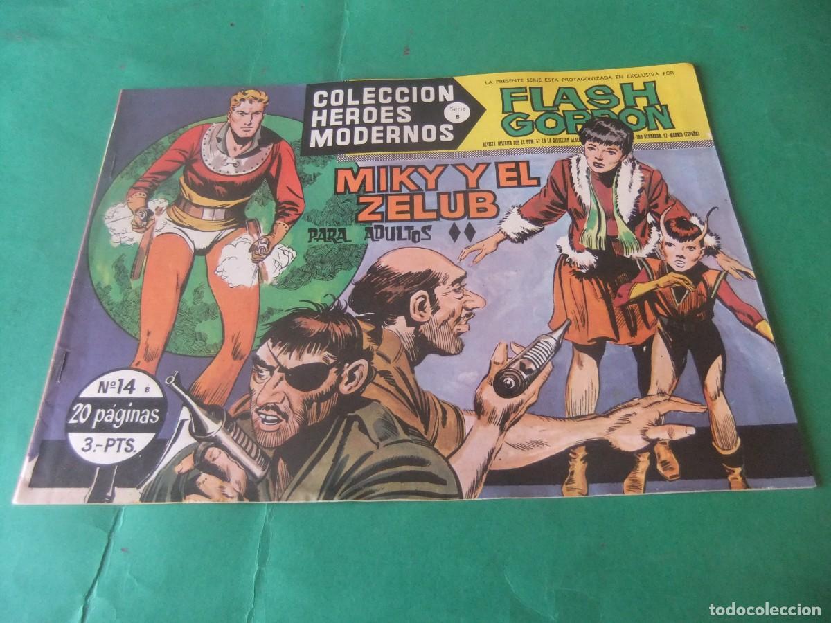 Tebeos: COLECCION HEROES MODERNOS SERIE B N&ordm; 14 FLASH GORDON DOLAR - Foto 1