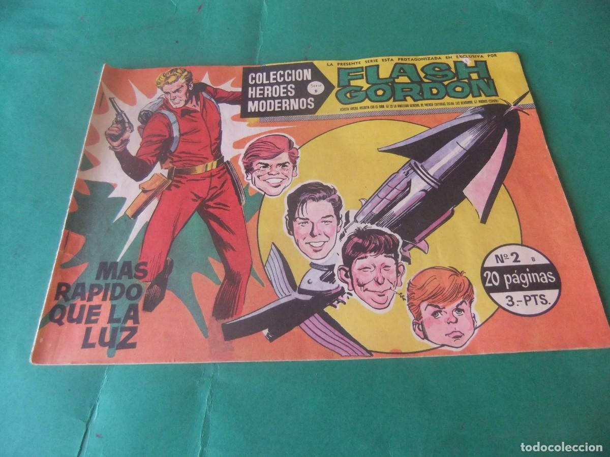 Tebeos: COLECCION HEROES MODERNOS SERIE B N&ordm; 2 FLASH GORDON DOLAR - Foto 1