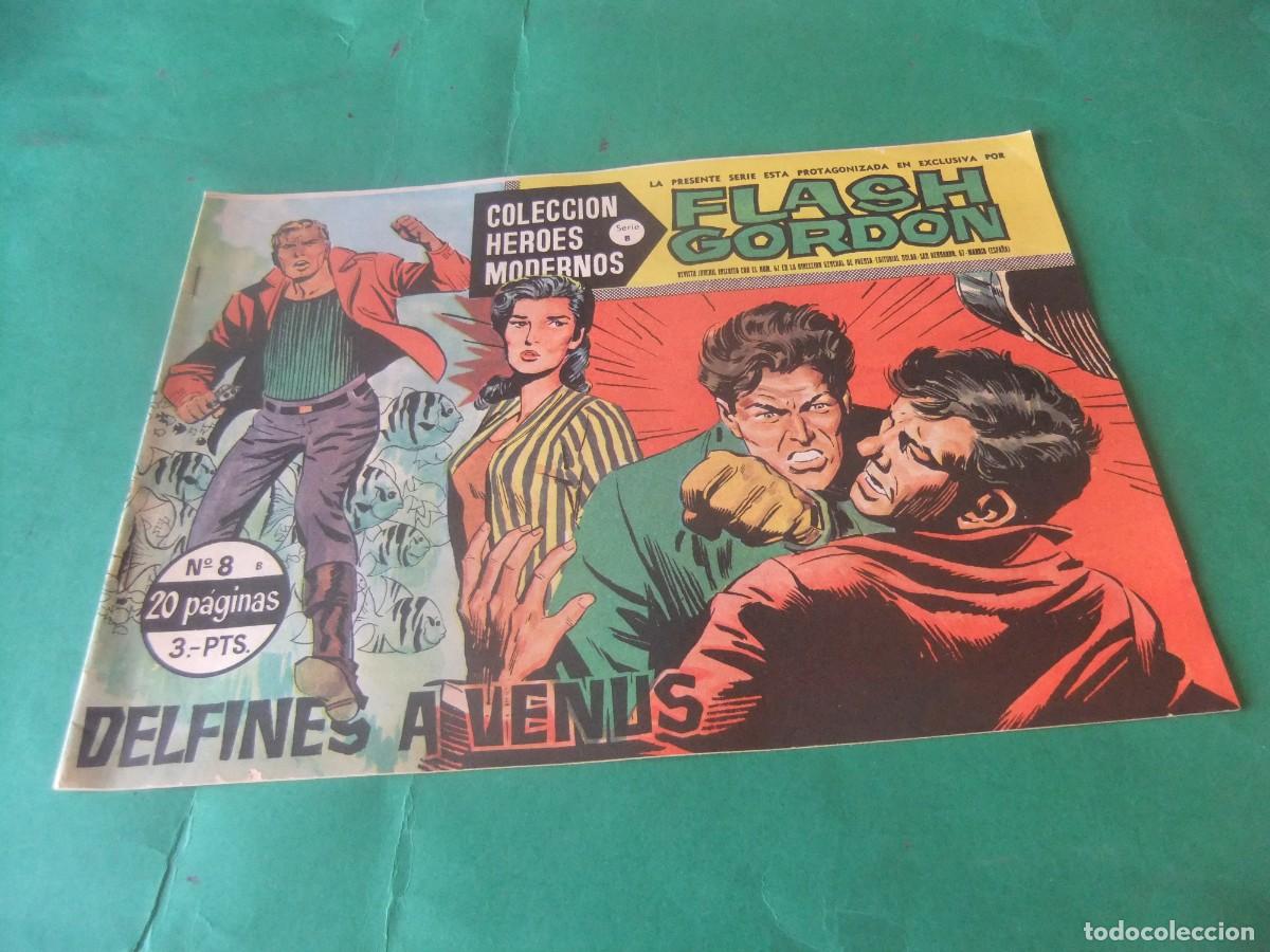 Tebeos: COLECCION HEROES MODERNOS SERIE B N&ordm; 8 FLASH GORDON DOLAR - Foto 1