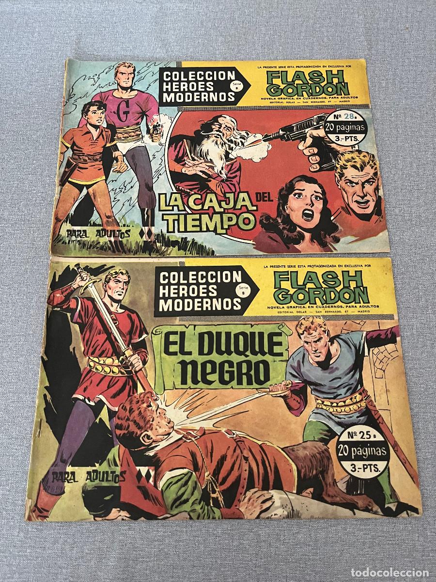 Tebeos: LOTE DE 10 ANTIGUOS COMICS. FLASH GORDON Y HAZA&Ntilde;AS BELICAS - Foto 6