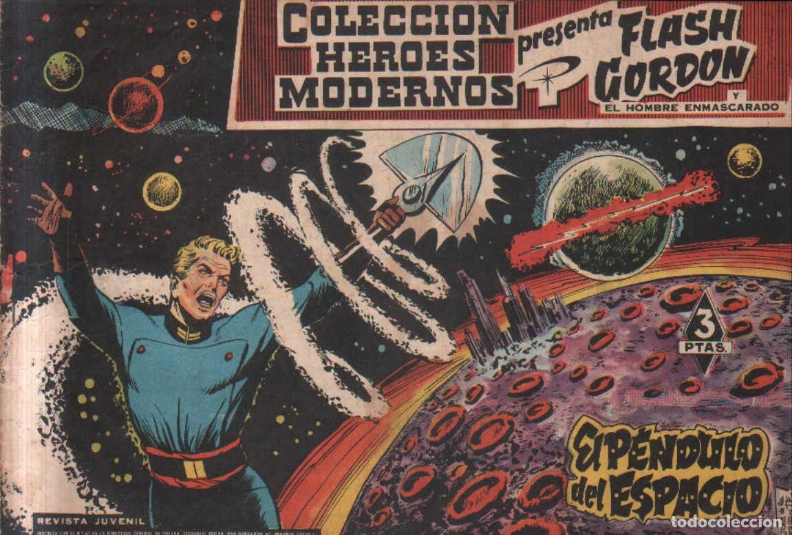 Tebeos: FLASH GORDON N&ordm; 17: EL PENDULO DEL ESPACIO. COLECCI&Oacute;N HEROES MODERNOS. A-COMIC-8672 - Foto 1