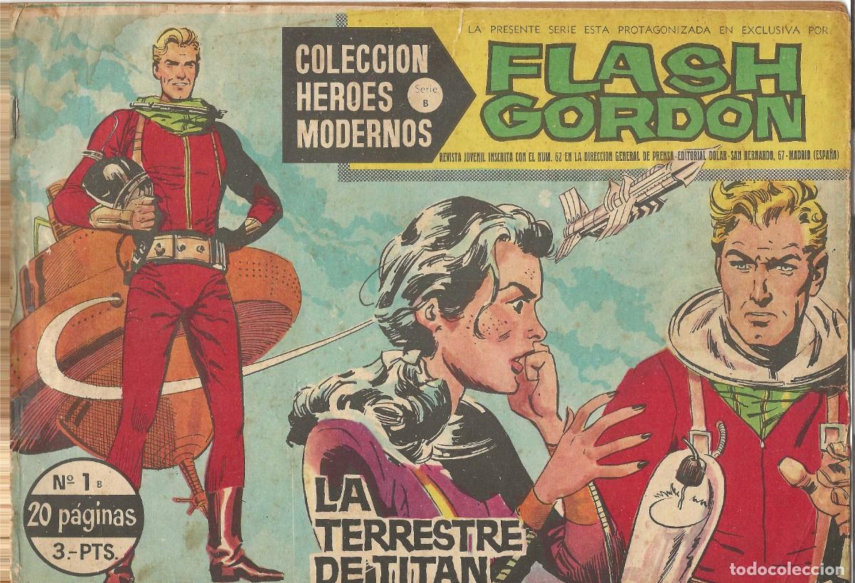 Tebeos: COLECCI&Oacute;N HEROES MODERNOS -- FLASH GORDON N&ordm; 1 - Foto 1