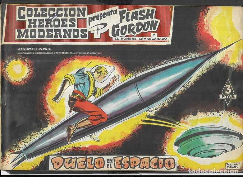 Tebeos: Flash Gordon. Col.Heroes Modernos N&ordm; 60 Duelo en el Espacio. Editorial D&oacute;lar 1958 - Foto 1
