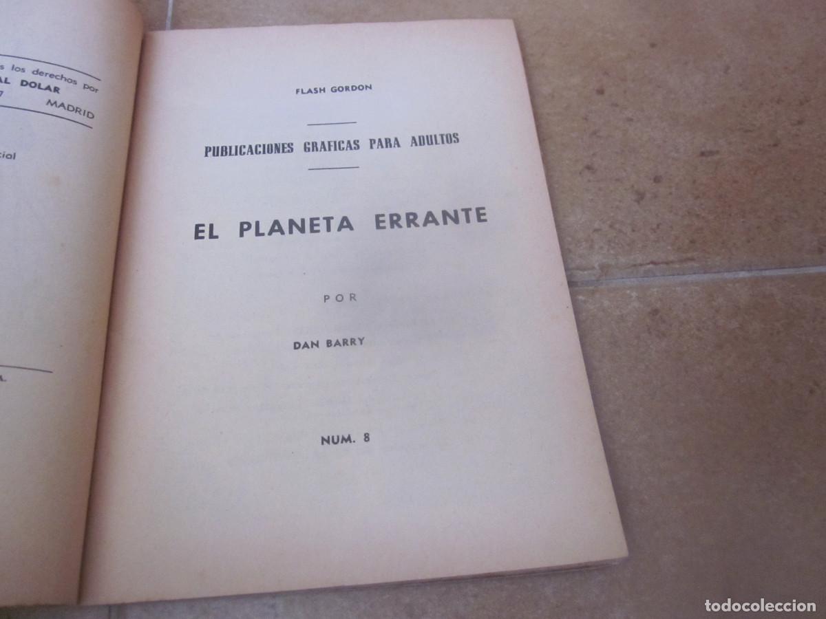 Tebeos: H&Eacute;ROES MODERNOS - FLASH GORDON N&ordm; 8 - EL PLANETA ERRANTE - DOLAR 1966 - Foto 3