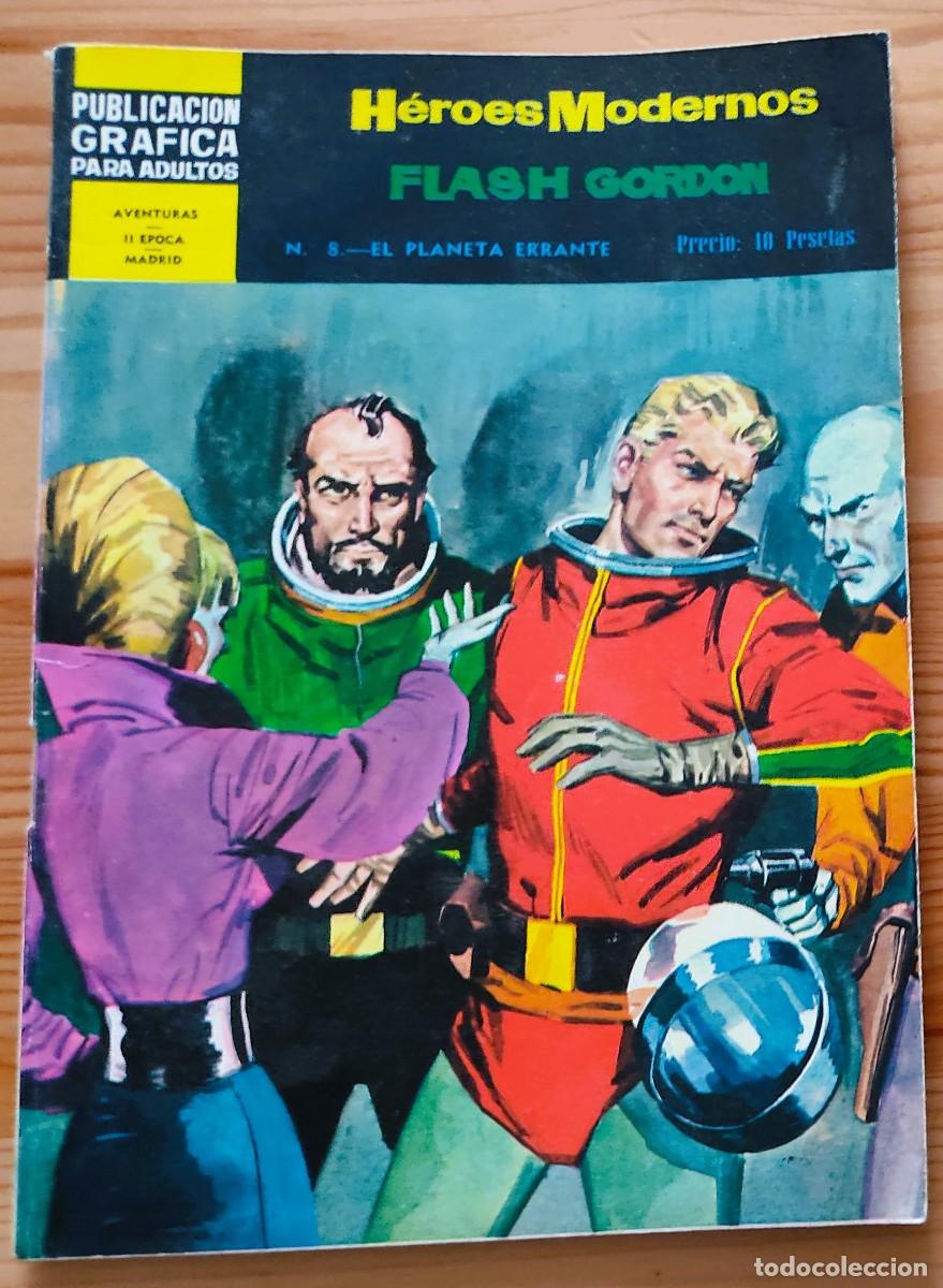 Tebeos: FLASH GORDON N&ordm; 8 - H&Eacute;ROES MODERNOS - EDITORIAL DOLAR - Foto 1