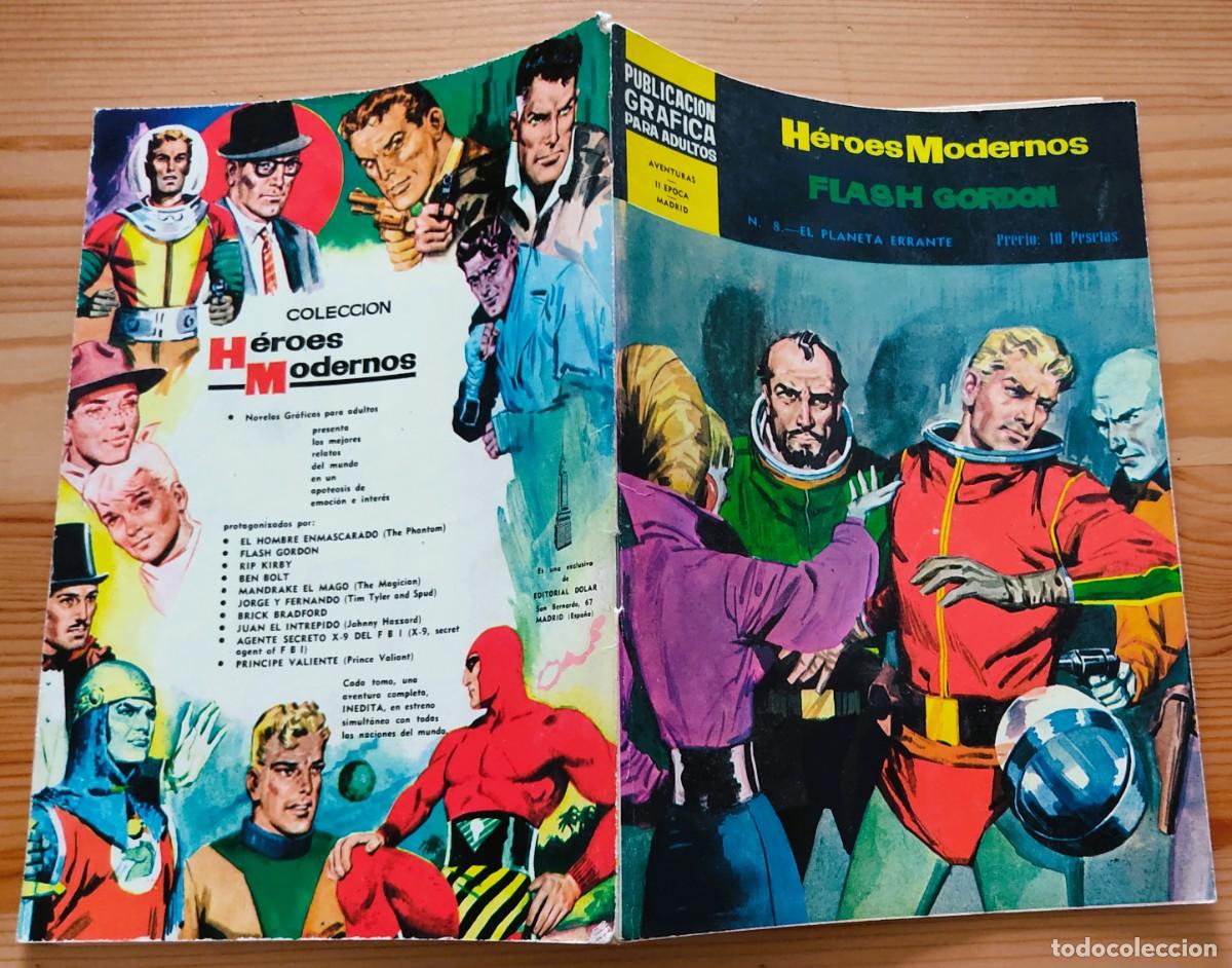 Tebeos: FLASH GORDON N&ordm; 8 - H&Eacute;ROES MODERNOS - EDITORIAL DOLAR - Foto 2
