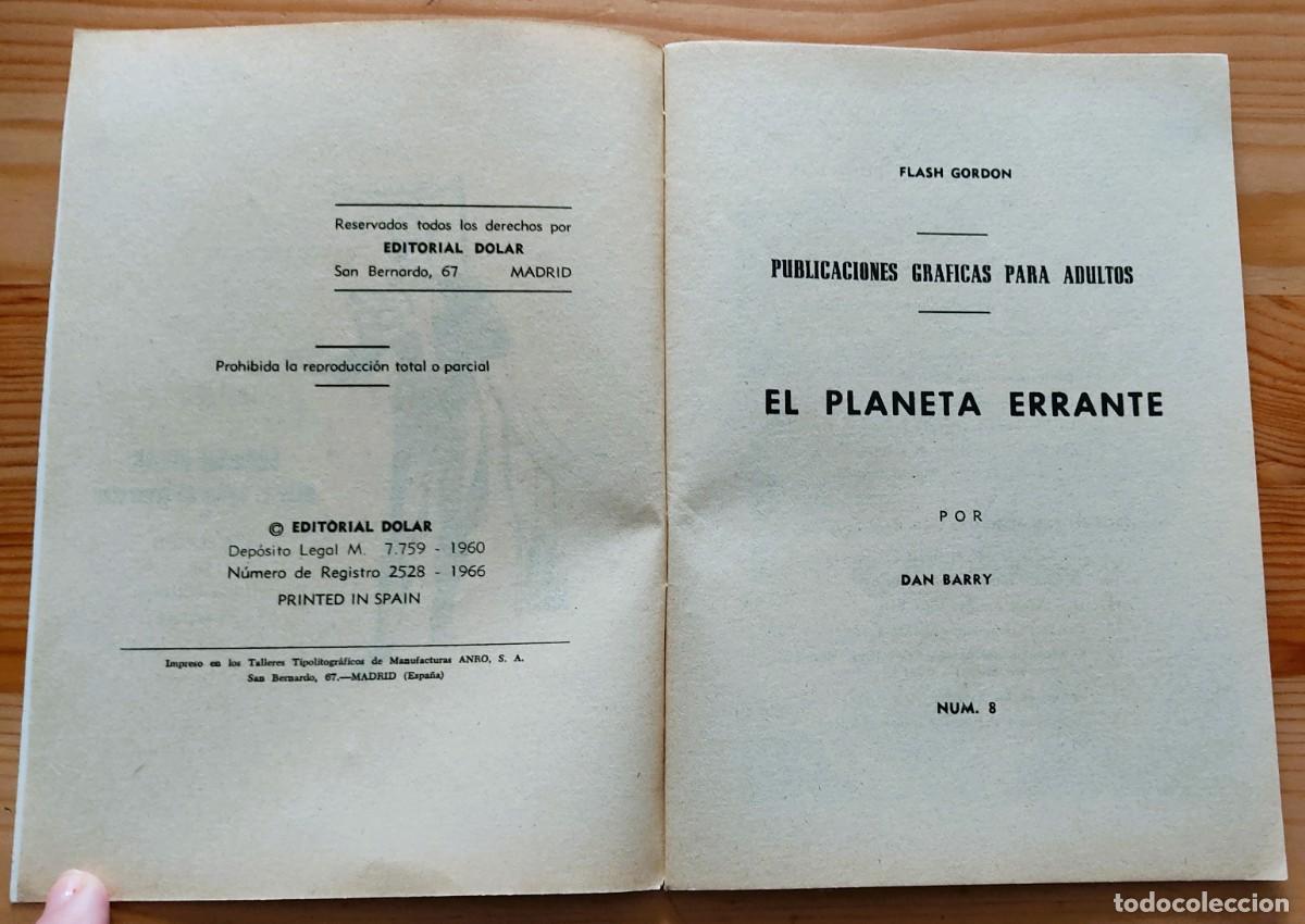 Tebeos: FLASH GORDON N&ordm; 8 - H&Eacute;ROES MODERNOS - EDITORIAL DOLAR - Foto 3