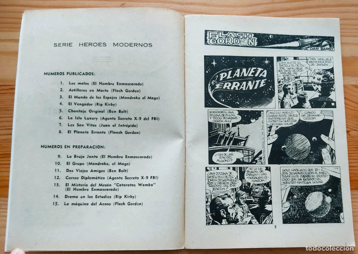 Tebeos: FLASH GORDON N&ordm; 8 - H&Eacute;ROES MODERNOS - EDITORIAL DOLAR - Foto 4