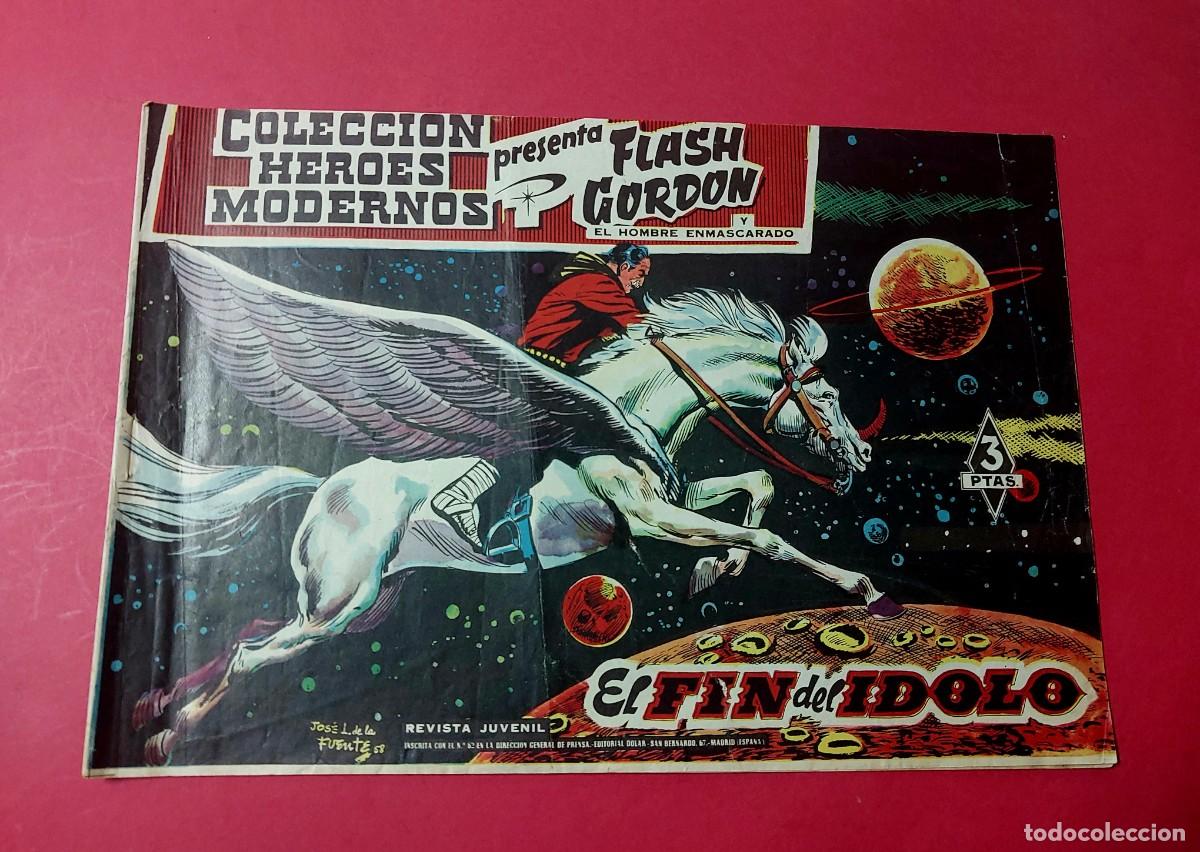 Tebeos: Flash Gordon N&ordm; 19 Colecci&oacute;n Heroes Modernos Dolar 1959 Ref 618 - Foto 1