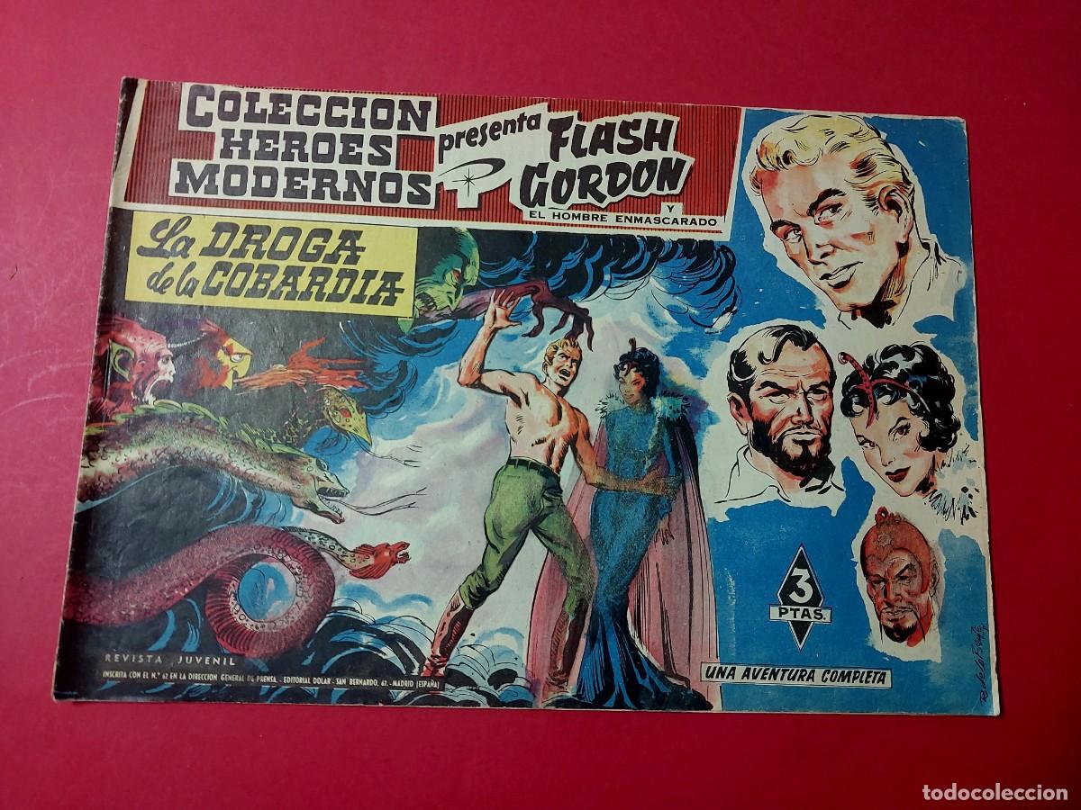 Tebeos: Flash Gordon N&ordm; 7 Colecci&oacute;n Heroes Modernos Dolar 1959 Ref 618 - Foto 1