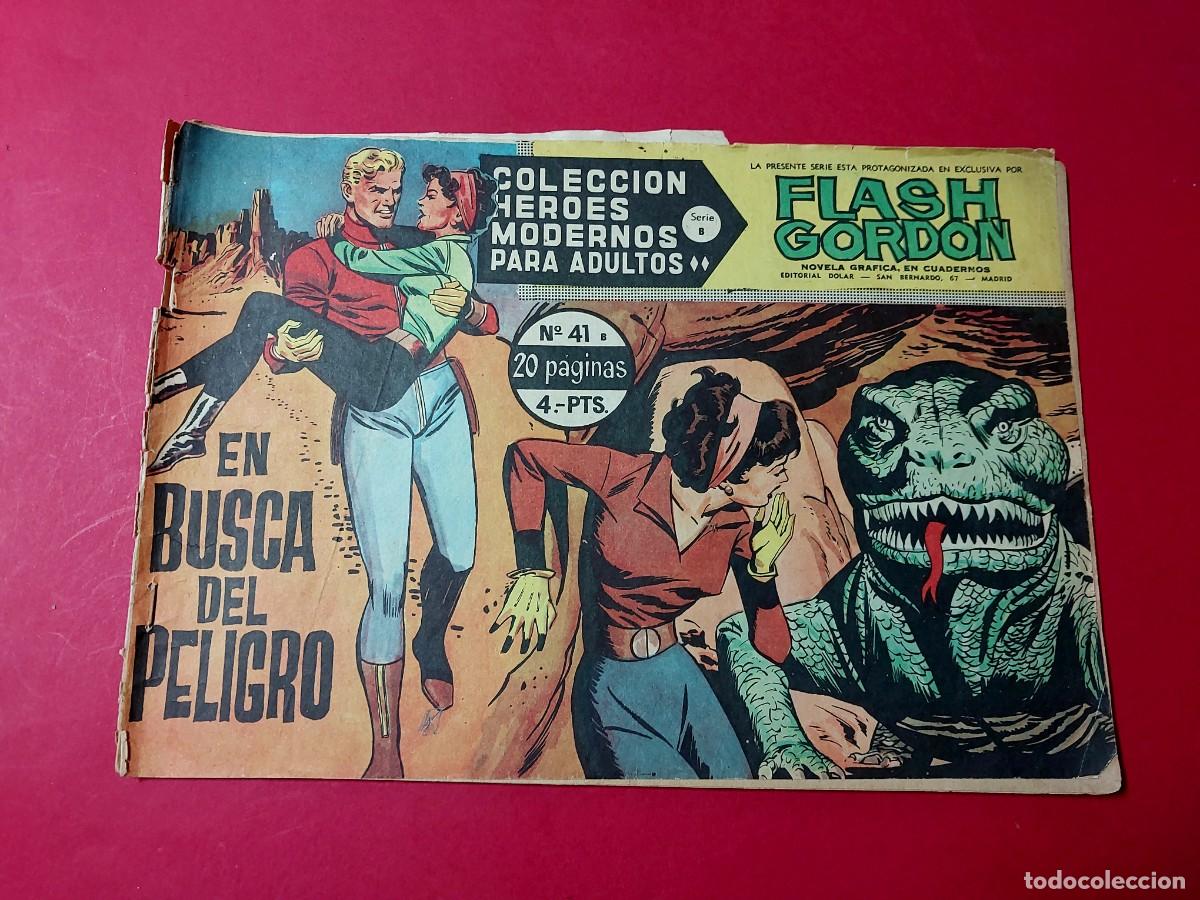 Tebeos: Flash Gordon N&ordm; 41 B Colecci&oacute;n Heroes Modernos Dolar S.B. 1964 Ref 618 - Foto 1