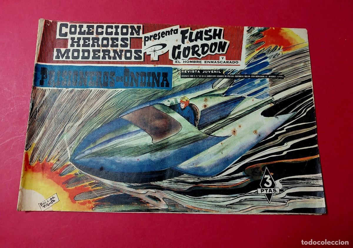 Tebeos: Flash Gordon N&ordm; 09 Colecci&oacute;n Heroes Modernos Dolar 1958 Ref 618 - Foto 1