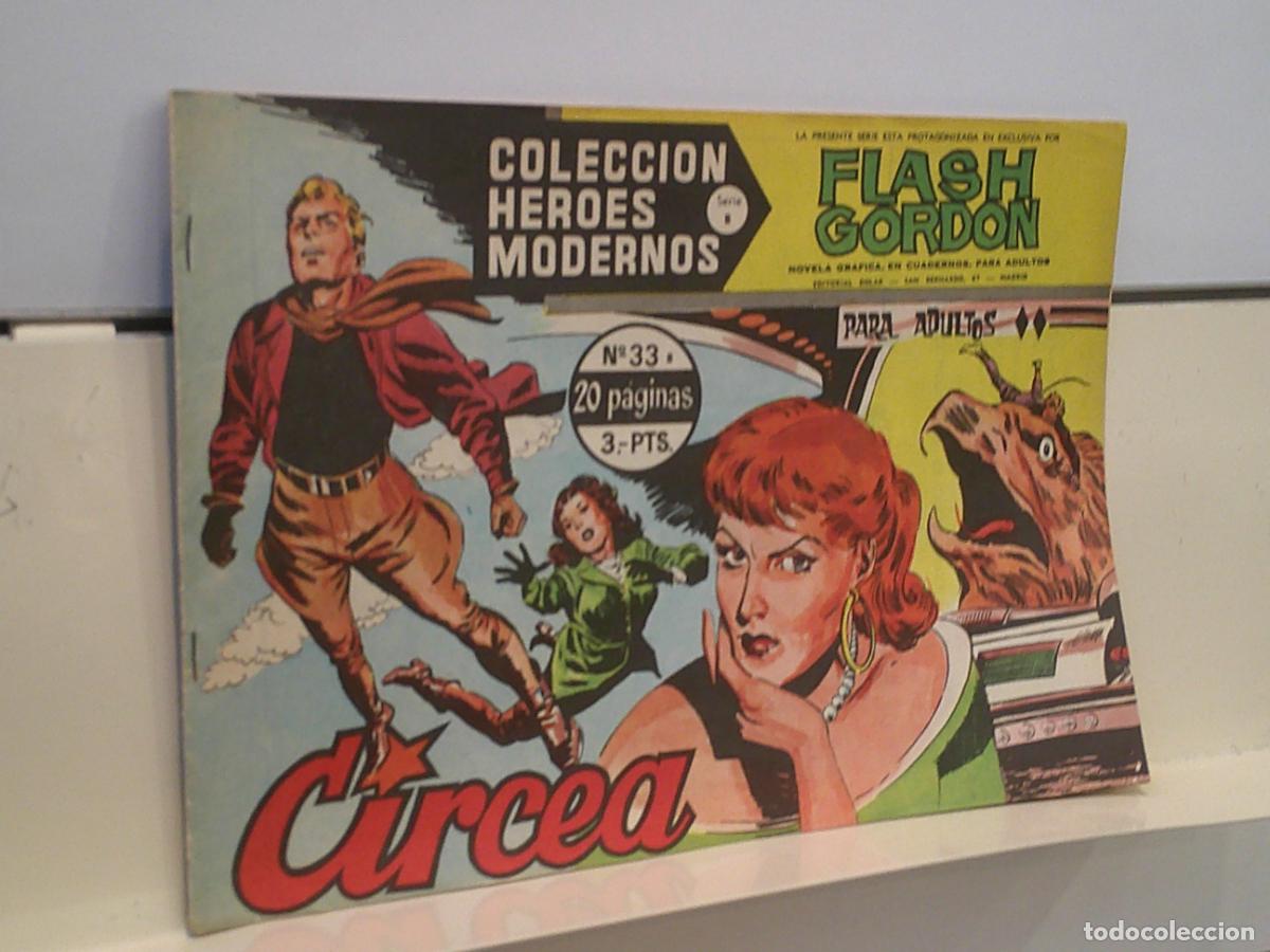 Tebeos: FLASH GORDON N&ordm; 33 CIRCEA - HEROES MODERNOS SERIE B - DOLAR - Foto 1