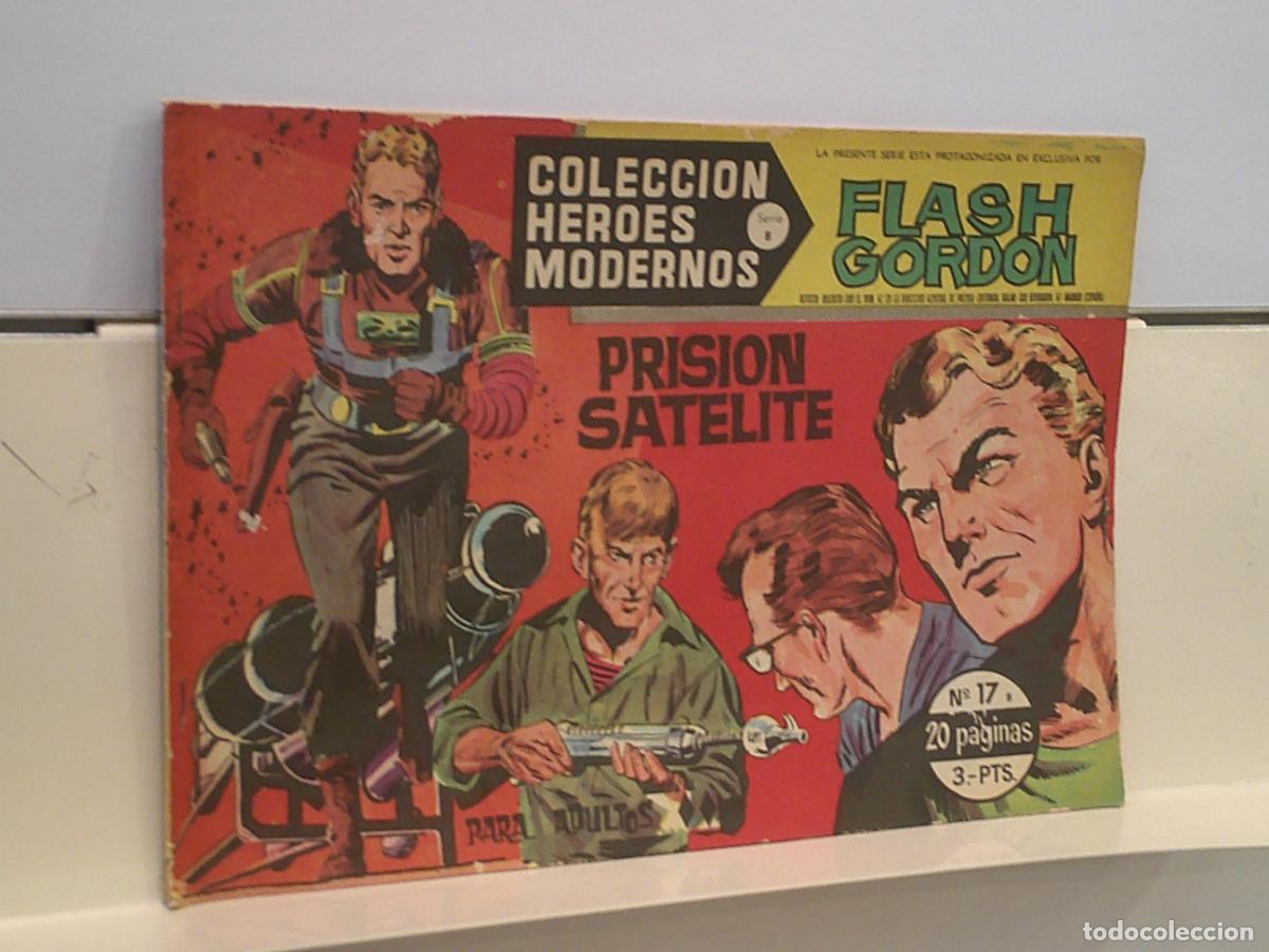 Tebeos: FLASH GORDON N&ordm; 17 PRISION SATELITE - HEROES MODERNOS SERIE B - DOLAR - Foto 1