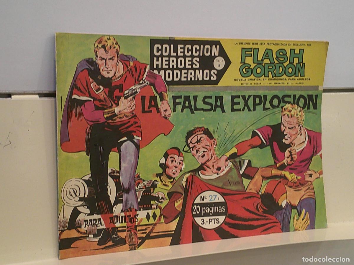 Tebeos: FLASH GORDON N&ordm; 27 LA FALSA EXPLOSION - HEROES MODERNOS SERIE B - DOLAR - Foto 1