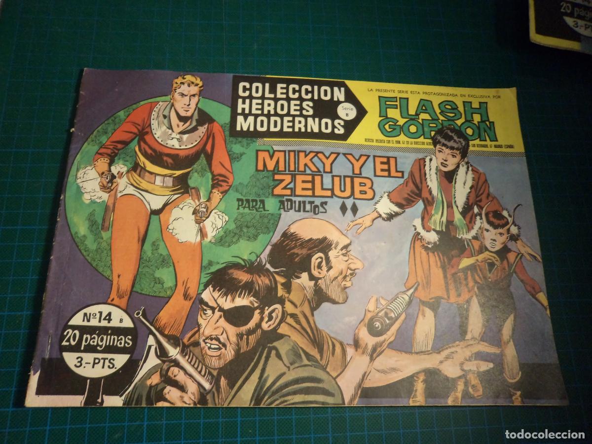Tebeos: Coleccion Heroes Modernos serie B. N&ordm; 14. Flash Gordon. Dolar. - Foto 1
