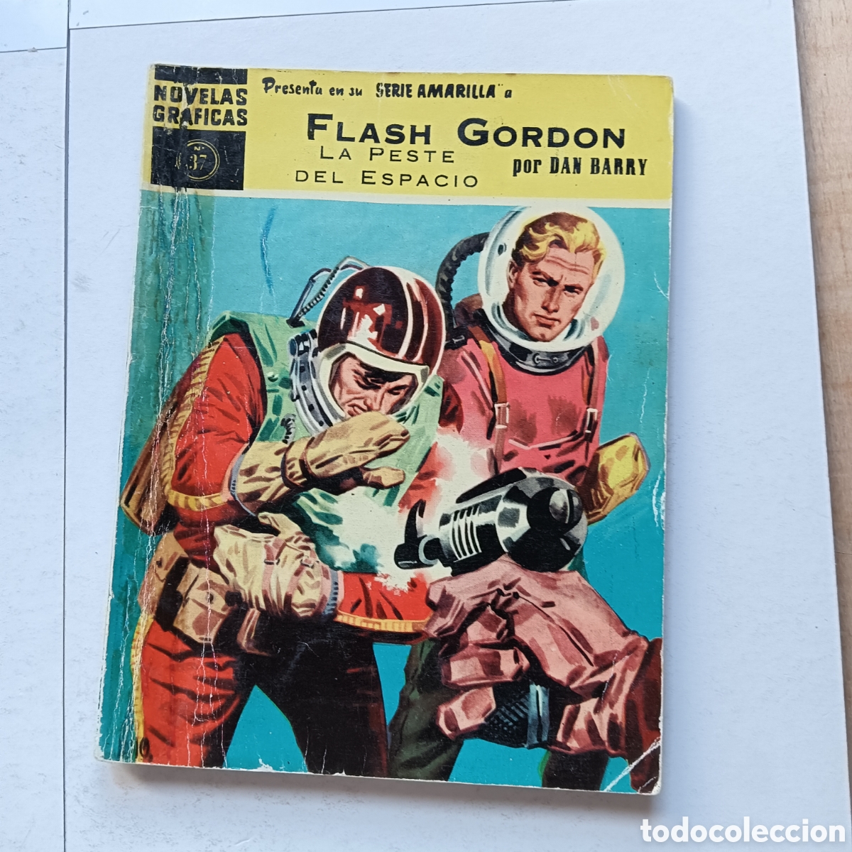 Tebeos: NOVELAS GR&Aacute;FICAS SERIE AMARILLA NUM 37, FLASH GORDON - Foto 1