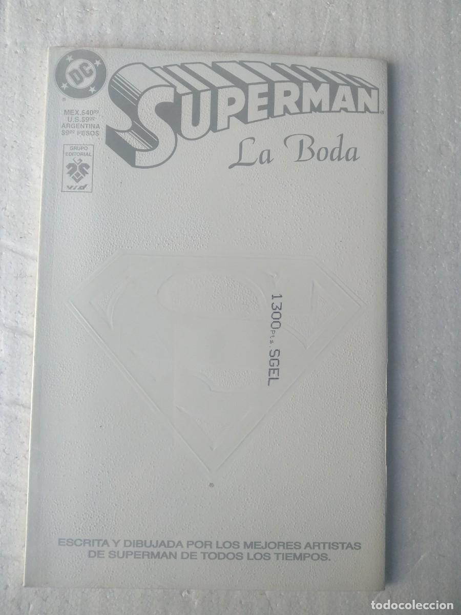 Tebeos: comic SUPERMAN, LA BODA , DC COMICS plastificado - Foto 1