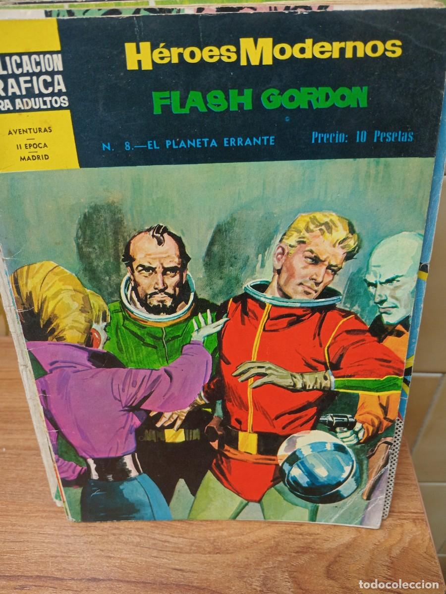 Tebeos: HEROES MODERNOS - FLASH GORDON - N&ordm; 8 - DOLAR - Foto 1