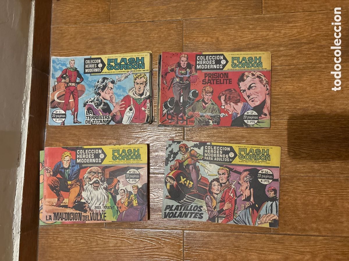 Tebeos: FLASH GORDON COLECCION COMPLETA 75 NUMEROS HEROES MODERNOS DOLAR SERIE B - Foto 1