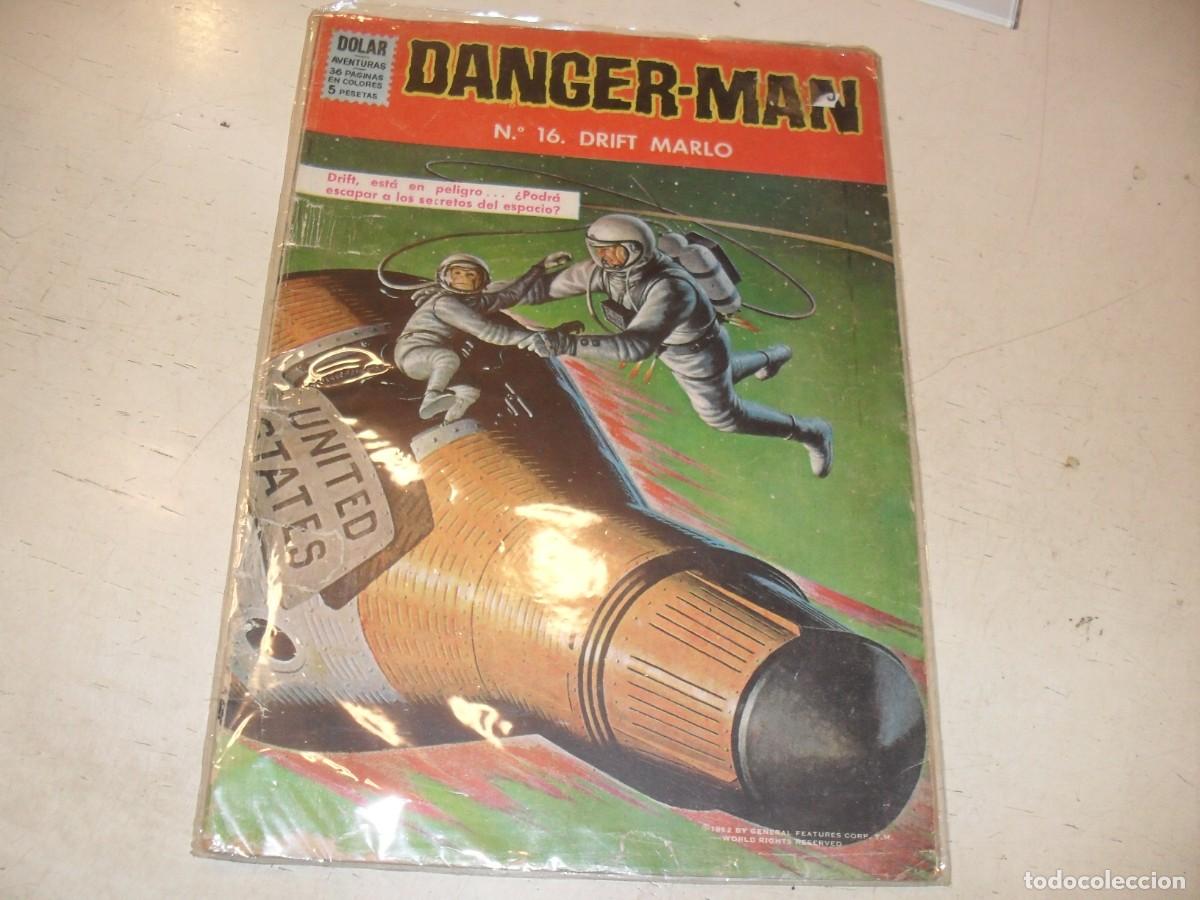 Tebeos: DANGER-MAN n&ordm; 16 DRIFT Y MARLO,DE 40,N&ordm; DIFICIL.DOLAR,1964 - Foto 1