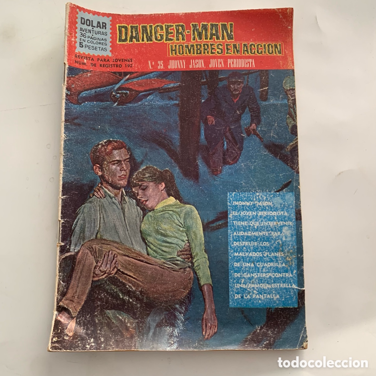 Tebeos: Comic danger man n&ordm; 35 - Foto 1