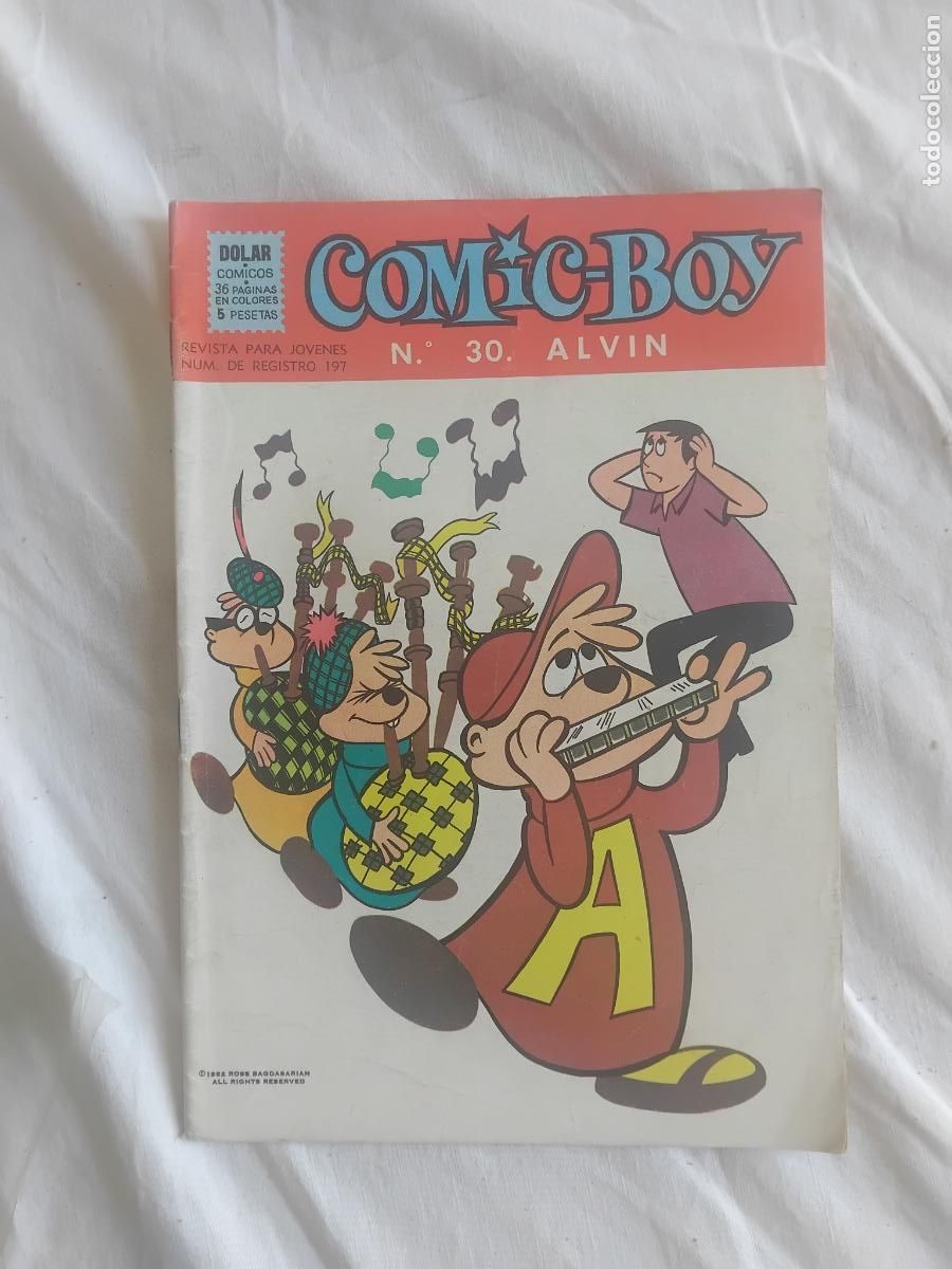 Tebeos: COMIC BOY N&ordm; 30 ALVIN. EDITORIAL DOLAR 1964. - Foto 1