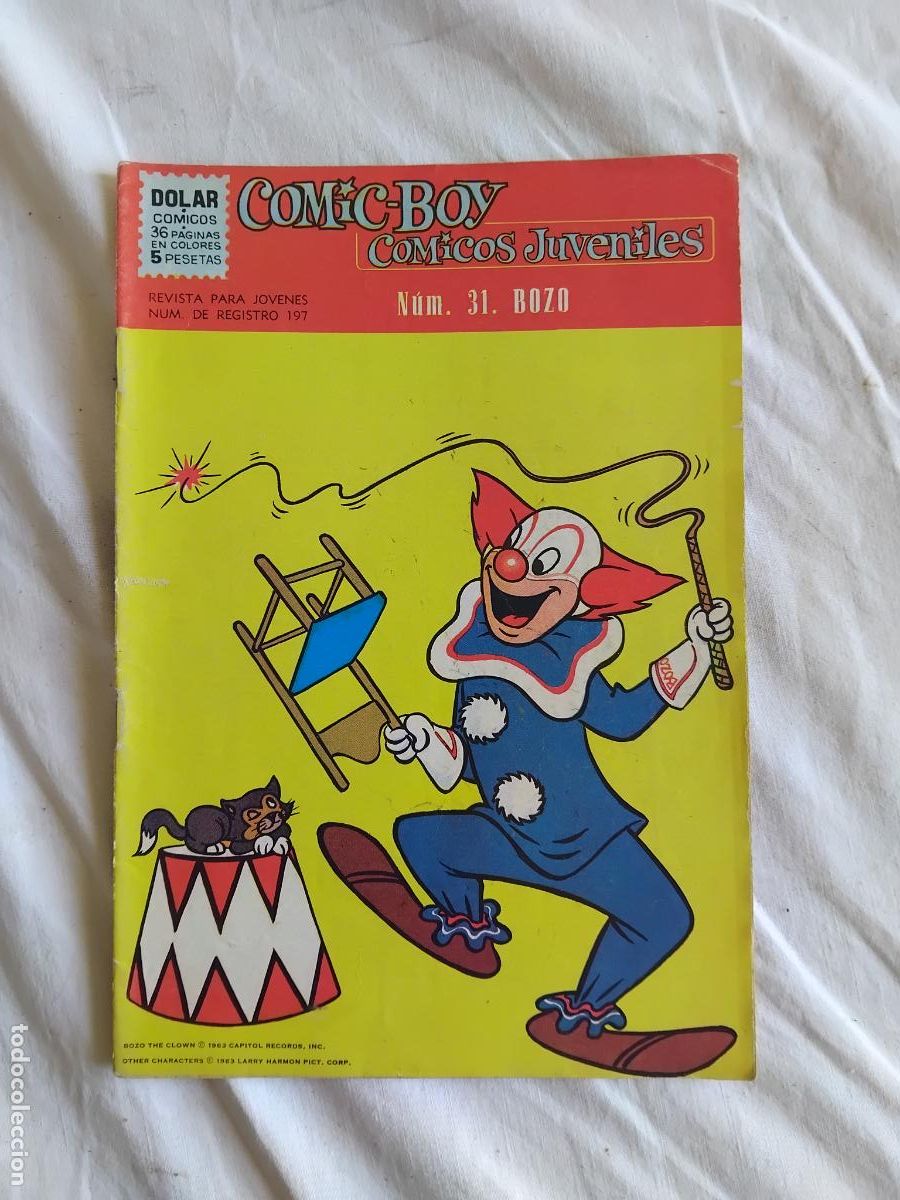 Tebeos: COMIC BOY N&ordm; 31 BOZO. EDITORIAL DOLAR 1964. - Foto 1