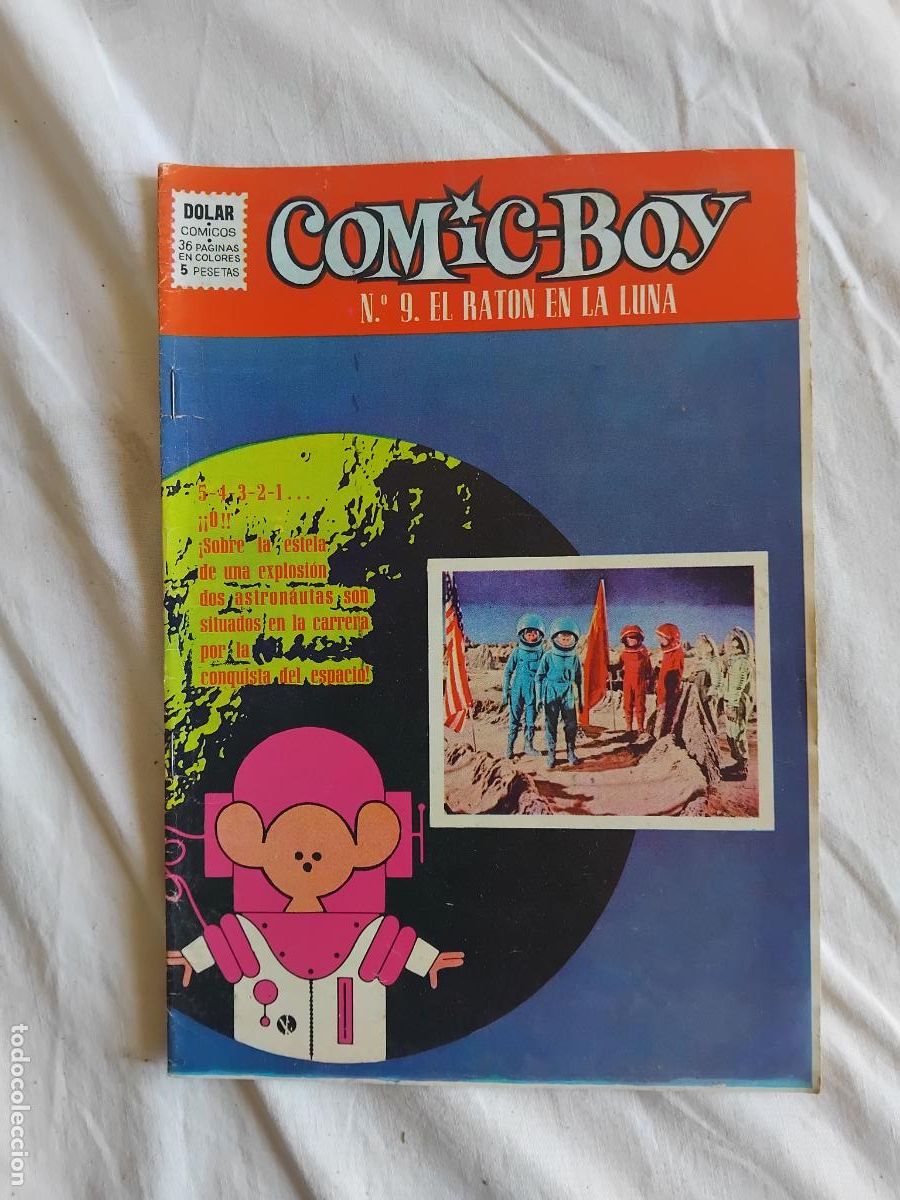 Tebeos: COMIC BOY N&ordm; 9. EL RATON EN LA LUNA. EDITORIAL DOLAR 1964. - Foto 1