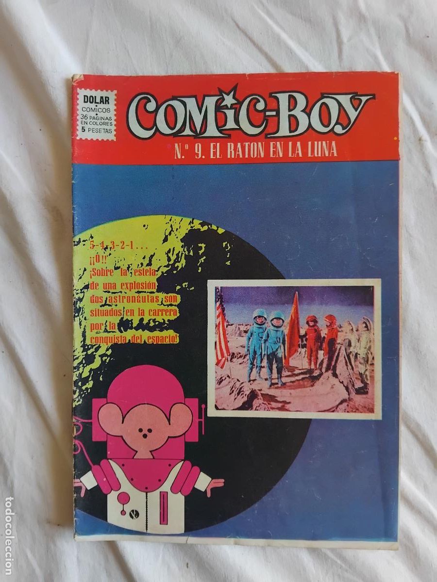 Tebeos: COMIC BOY N&ordm; 9. EL RATON EN LA LUNA. EDITORIAL DOLAR 1964. - Foto 1
