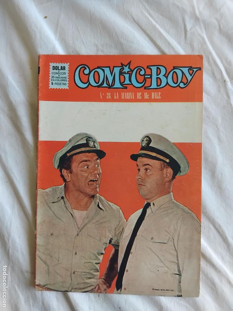 Tebeos: COMIC BOY N&ordm; 26. LA MARINA DE MC HALE. EDITORIAL DOLAR 1964. - Foto 1