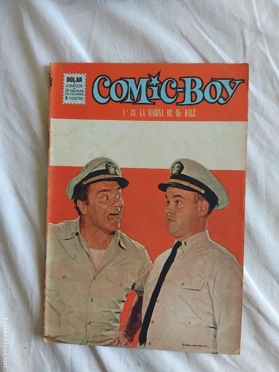 Tebeos: COMIC BOY N&ordm; 26. LA MARINA DE MC HALE. EDITORIAL DOLAR 1964. - Foto 1