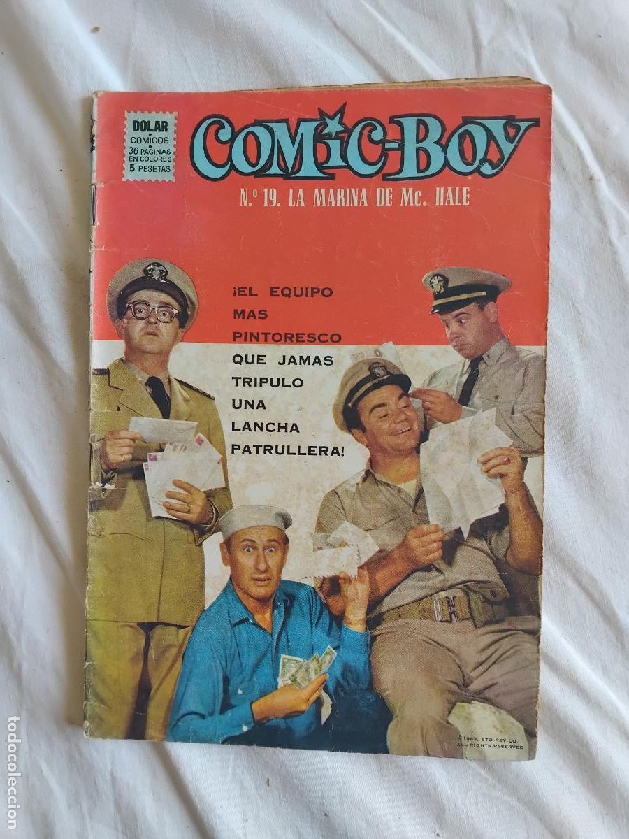 Tebeos: COMIC BOY N&ordm; 19. LA MARINA DE MC HALE. EDITORIAL DOLAR 1964. - Foto 1