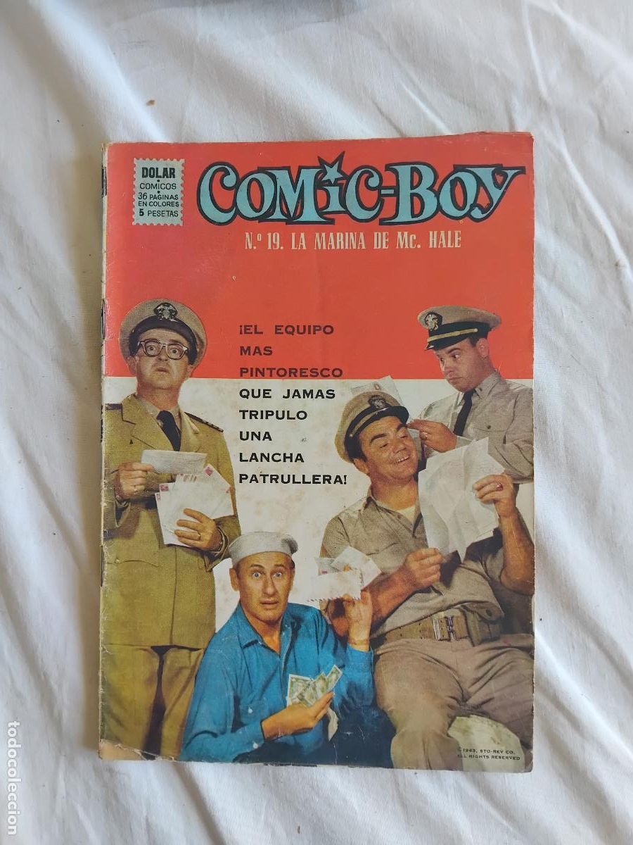 Tebeos: COMIC BOY N&ordm; 19. LA MARINA DE MC HALE. EDITORIAL DOLAR 1964. - Foto 1