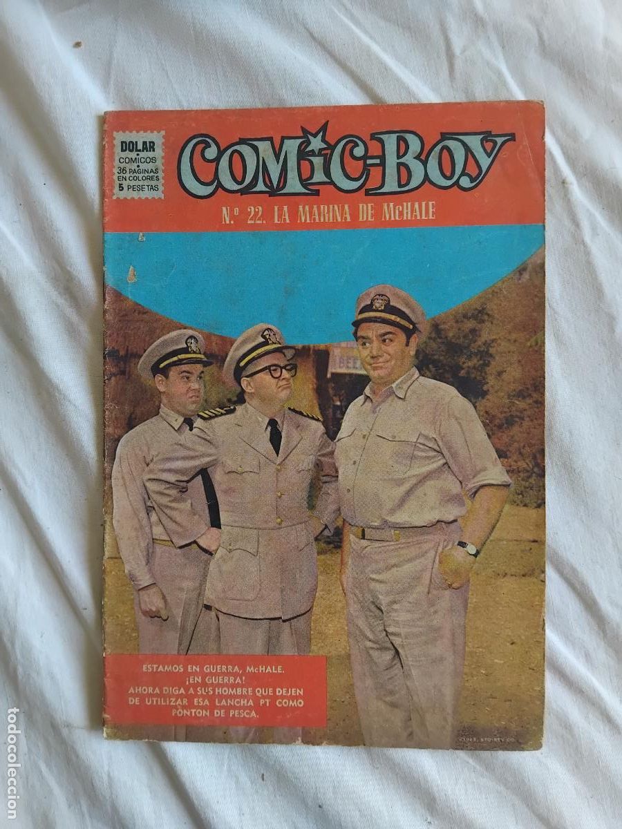 Tebeos: COMIC BOY N&ordm; 22. LA MARINA DE MC HALE. EDITORIAL DOLAR 1964. - Foto 1