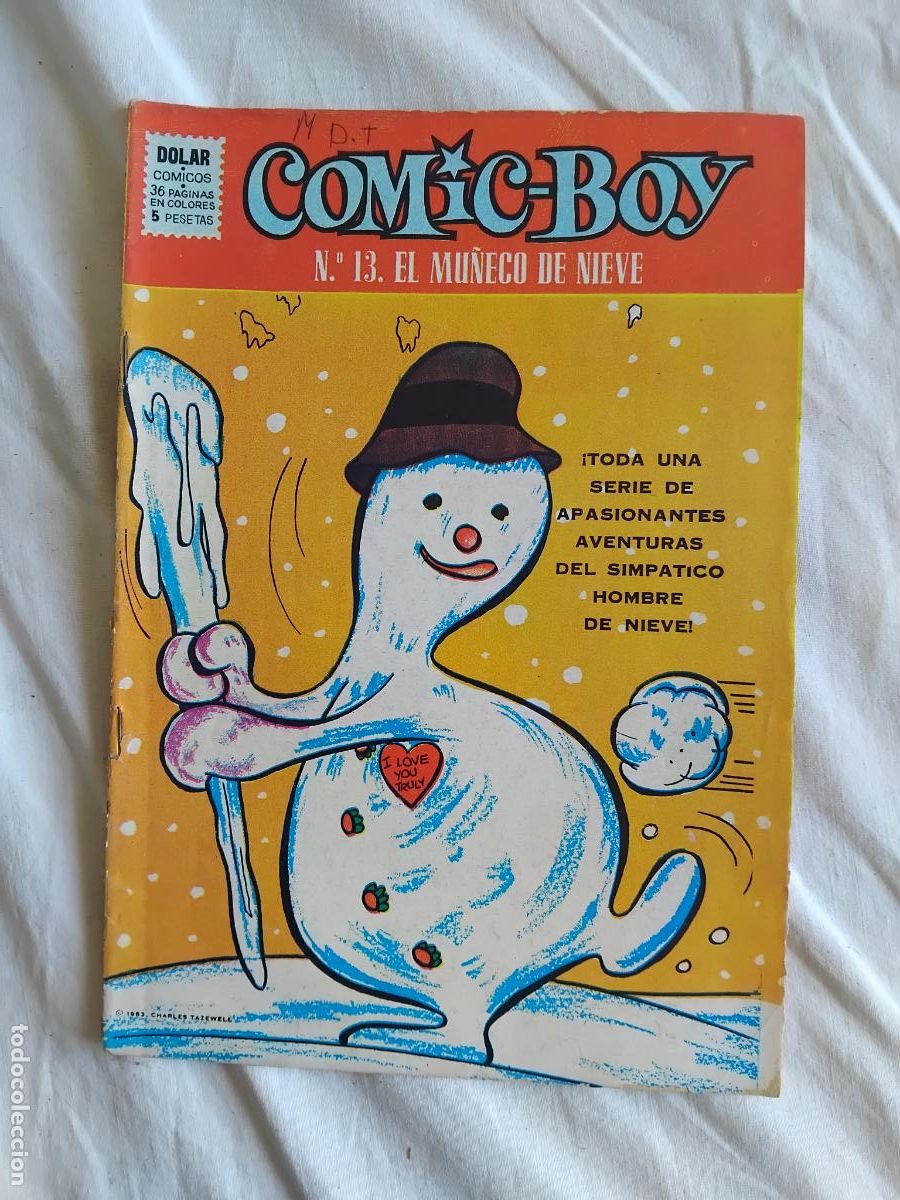 Tebeos: COMIC BOY N&ordm; 13. EL MU&Ntilde;ECO DE NIEVE. EDITORIAL DOLAR 1964. - Foto 1