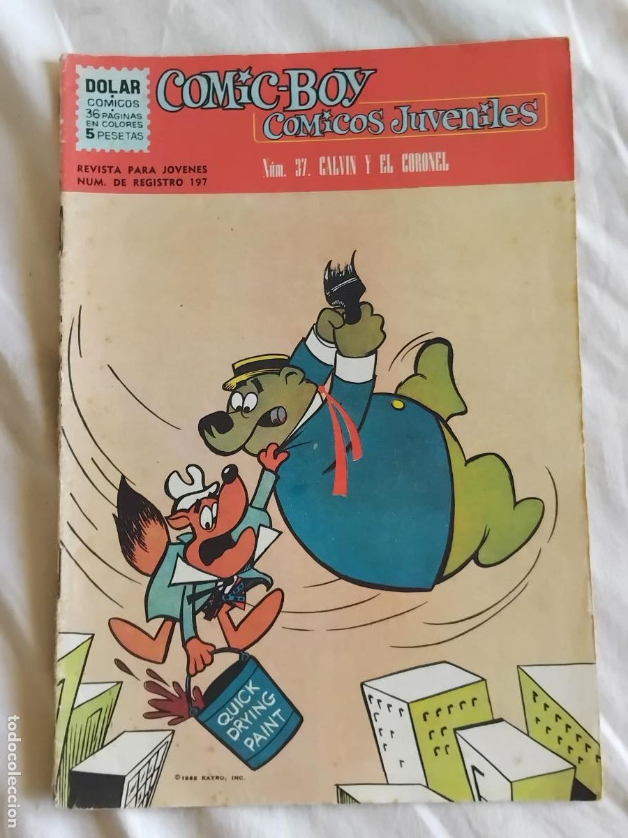 Tebeos: COMIC BOY N&ordm; 37. CALVIN Y EL CORONEL. EDITORIAL DOLAR 1964. - Foto 1