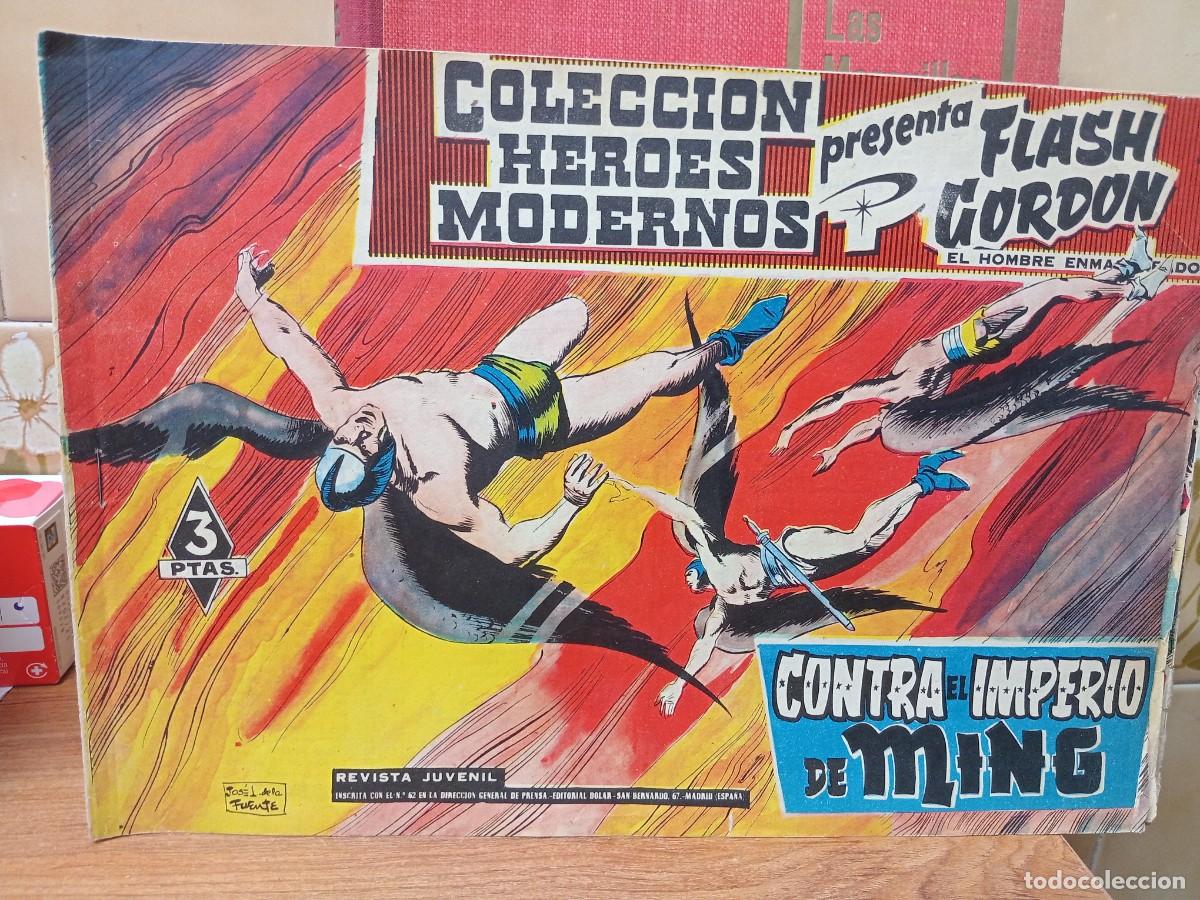 Tebeos: FLASH GORDON - COLECCION HEROES MODERNOS - N&ordm; 07 - EDITORIAL DOLAR - ORIGINAL - Foto 1